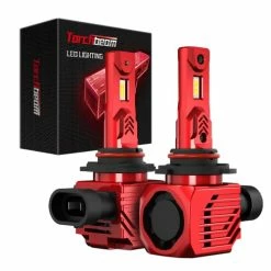 Promo ???? 9005 HB3 LED Bulbs 20000 Lumens, 100W 600% Brightness 6500K Cool White, Plug And Play Halogen Replacement LED Bulb , Pack Of 2 ????