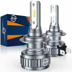Flash Sale ???? H7 LED Headlight Bulb, 300% Bright Low High Beam Headlight Bulb Wireless All-in-One Conversion Kit, 6000k Cool White, Pack Of 2 ????
