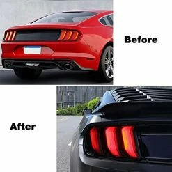 Hot Sale ???? RT-TCZ Tail Light Lamp Cover Guard Trim Frame Bezels Decoration Accessories For Ford Mustang (2018+ Smoke Black) ❤️ -Govee-shop 41cT01KDuHL