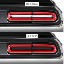 Cheap ✨ PreCut Vinyl Smoke Tint For 2015-2022 Dodge Challenger Taillight (1. Taillight, 20% Dark Smoke) ⌛ -Govee-shop 41dgdY6Q3ML. AC