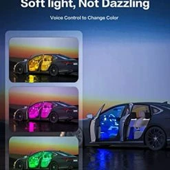Flash Sale ???? GB Interior Car Lights, 2-in-1 Design 4pcs 48 LED App Control, Remote Control, Music Mode, DIY Mode, Scene Mode, DC 12V ???? -Govee-shop 41eg4lIAltL