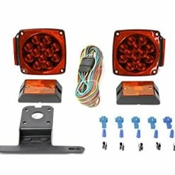 Discount ???? MaxxHaul 70205 Trailer Light Kit - 12V All LED , Left And Right Waterproof Submersible For Trailers, Boat Trailer Truck Marine Camper RV Snowmobile ????