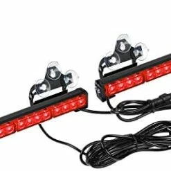 Best Pirce ???? 2x16.8 Inch Emergency Flashing LED Traffic Advisor Strobe Light Bar 32LED 26 Flash Patterns Interior Safety Warning Lights (Amber/White) ???? -Govee-shop 41gH4f7u0XL. AC