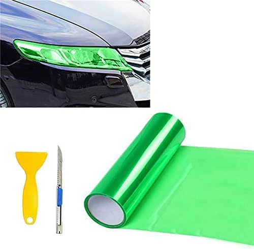 Cheapest ???? 12” X 48” Glossy Yellow Tint Air-Release Vinyl Wrap Film Roll For Car Headlight, Taillight , Fog Lights With Squeegee + Cutter(Glossy Yellow) ✨ 11 Cheapest ???? 12” X 48” Glossy Yellow Tint Air-Release Vinyl Wrap Film Roll For Car Headlight, Taillight , Fog Lights With Squeegee + Cutter(Glossy Yellow) ✨ - Image 9