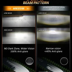 Top 10 ???? Wstar 2022 Upgraded 180W DOT 500% Bright Anti-glare H6054 5x7 7x6 Led Headlights,DRL Turn Signal Hi/Low Sealed Beam Compatible With Jeep Cherokee XJ Wrangler YJ Ford Chevy GMC Toyota Nissan Dodge Etc Black ???? -Govee-shop 41iokrGqoJL