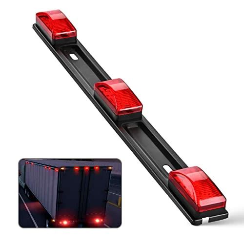 Brand new ???? TL-11 1PC Red 9 LED ID Bar Marker Tail Black Stainless Steel Bracket For Truck Trailer Boat Identification Light, 2 Years Warranty ???? 3 Brand new ???? TL-11 1PC Red 9 LED ID Bar Marker Tail Black Stainless Steel Bracket For Truck Trailer Boat Identification Light, 2 Years Warranty ????