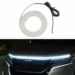 Best reviews of ???? 59IN Car Led Lights Exterior Car Hood Light Strip Multicolor 12V LED Daytime Running Lights, RGB Flexible Headlights Waterproof LED Strips Waterproof Car Engine Cover Decoration Headlight ⭐