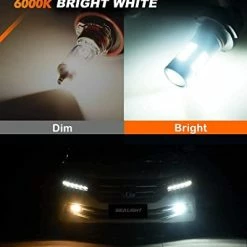 Buy ???? H10/9145/9140 LED Fog Light Bulbs, 6000K Xenon White, 27 SMD Chips, 360-degree Illumination, Non-polarity, Pack Of 2 ????