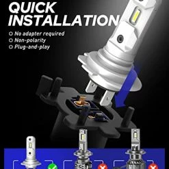 Best reviews of ???? H7 LED Headlight Bulb, 6500K White Headlight Bulbs For High And Low Beam Fog Lights Fanless Halogen Replacement Bulb, 1:1 Mini Size Plug And Play No Adapter Required, Pack Of 2 ✨ 11 Best reviews of ???? H7 LED Headlight Bulb, 6500K White Headlight Bulbs For High And Low Beam Fog Lights Fanless Halogen Replacement Bulb, 1:1 Mini Size Plug And Play No Adapter Required, Pack Of 2 ✨ -Govee-shop 41odXHCKszL