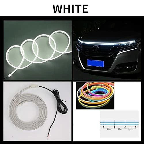 Best reviews of ???? 59IN Car Led Lights Exterior Car Hood Light Strip Multicolor 12V LED Daytime Running Lights, RGB Flexible Headlights Waterproof LED Strips Waterproof Car Engine Cover Decoration Headlight ⭐ 6 Best reviews of ???? 59IN Car Led Lights Exterior Car Hood Light Strip Multicolor 12V LED Daytime Running Lights, RGB Flexible Headlights Waterproof LED Strips Waterproof Car Engine Cover Decoration Headlight ⭐ - Image 4