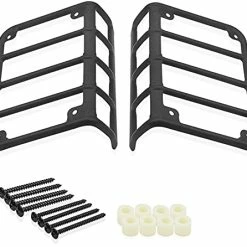 Coupon ❤️ Bentolin Matte Black Rear Tail Light Guard Cover Protector Compatible With 2007-2018 Jeep Wrangler JK 2018 Sahara JKU New - Pair ???? -Govee-shop 41qioufJJXL