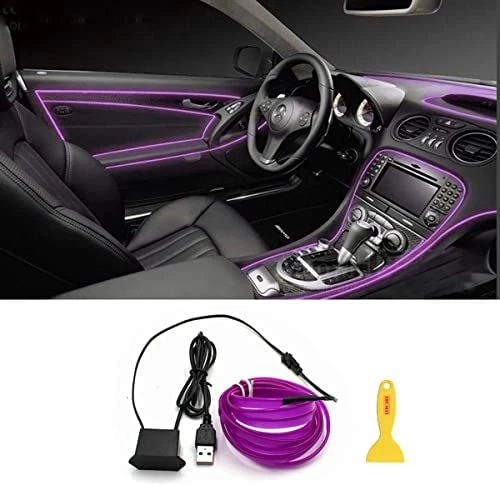 Top 10 ⌛ EL Wire Interior Car LED Strip Lights, LEDCARE USB Neon Glowing Strobing Electroluminescent Wire Lights With 6mm Sewing Edge, Ambient Lighting Kits For Car, Garden, Decorations (5M/15FT, Blue) ???? 15 Top 10 ⌛ EL Wire Interior Car LED Strip Lights, LEDCARE USB Neon Glowing Strobing Electroluminescent Wire Lights With 6mm Sewing Edge, Ambient Lighting Kits For Car, Garden, Decorations (5M/15FT, Blue) ???? - Image 13