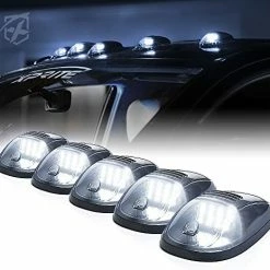 Top 10 ???? White LED Cab Roof Top Clearance Light Assembly, Black Smoke Lens Marker Running Lamps Compatible With Pickup Trucks Ford F150 Dodge Ram GMC Vans Lorry SUV POV Vehicle, Newest Version 5 PCS Amber - Oval ❤️ 22 Top 10 ???? White LED Cab Roof Top Clearance Light Assembly, Black Smoke Lens Marker Running Lamps Compatible With Pickup Trucks Ford F150 Dodge Ram GMC Vans Lorry SUV POV Vehicle, Newest Version 5 PCS Amber - Oval ❤️ -Govee-shop 41rij526OWL. AC