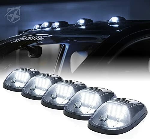Top 10 ???? White LED Cab Roof Top Clearance Light Assembly, Black Smoke Lens Marker Running Lamps Compatible With Pickup Trucks Ford F150 Dodge Ram GMC Vans Lorry SUV POV Vehicle, Newest Version 5 PCS Amber - Oval ❤️ 12 Top 10 ???? White LED Cab Roof Top Clearance Light Assembly, Black Smoke Lens Marker Running Lamps Compatible With Pickup Trucks Ford F150 Dodge Ram GMC Vans Lorry SUV POV Vehicle, Newest Version 5 PCS Amber - Oval ❤️ - Image 10