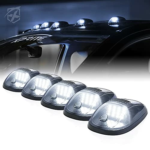 Top 10 ???? White LED Cab Roof Top Clearance Light Assembly, Black Smoke Lens Marker Running Lamps Compatible With Pickup Trucks Ford F150 Dodge Ram GMC Vans Lorry SUV POV Vehicle, Newest Version 5 PCS Amber - Oval ❤️ 3 Top 10 ???? White LED Cab Roof Top Clearance Light Assembly, Black Smoke Lens Marker Running Lamps Compatible With Pickup Trucks Ford F150 Dodge Ram GMC Vans Lorry SUV POV Vehicle, Newest Version 5 PCS Amber - Oval ❤️