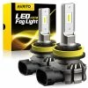 Best reviews of ⌛ H11/H8/H16 LED Fog Light Bulbs Or DRL, 6000 Lumens 6500K Cool White Light, 300% Brightness, CSP LED Chips Fog Lamps Replacement For Cars, Play And Plug (Pack Of 2) ⭐ -Govee-shop 41sAXxiQZmL
