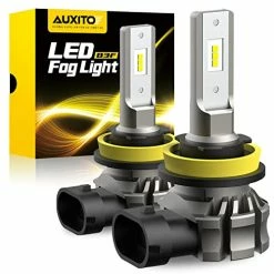 Best reviews of ⌛ H11/H8/H16 LED Fog Light Bulbs Or DRL, 6000 Lumens 6500K Cool White Light, 300% Brightness, CSP LED Chips Fog Lamps Replacement For Cars, Play And Plug (Pack Of 2) ⭐