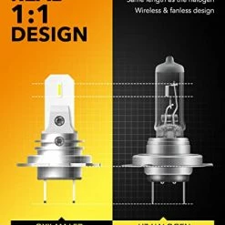 Brand new ???? H7 LED Headlight Bulbs Non-polarity, 6500K Cool White 8 LED Chips No Dark Spot, 1:1 Design No Adapter Required, All-in-One Conversion Kit For High And Low Beam Fog Lights Replacement, Pack Of 2 ✔️ 11 Brand new ???? H7 LED Headlight Bulbs Non-polarity, 6500K Cool White 8 LED Chips No Dark Spot, 1:1 Design No Adapter Required, All-in-One Conversion Kit For High And Low Beam Fog Lights Replacement, Pack Of 2 ✔️ -Govee-shop 41sL31XgQkL