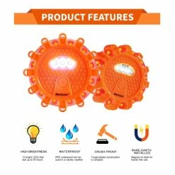 Brand new ???? Led Road Flares 4 Pack Emergency Car Kit, 3 In 1 USB Recharge(with Battery) Amber Road Safety Flares, 360° Visibility Roadside Flares Kit With Magnetic Base & H ???? 12 Brand new ???? Led Road Flares 4 Pack Emergency Car Kit, 3 In 1 USB Recharge(with Battery) Amber Road Safety Flares, 360° Visibility Roadside Flares Kit With Magnetic Base & H ???? -Govee-shop 41uJfSyOEPL 1