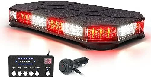 Best Pirce ???? LED Rooftop Strobe Beacon Lights Bar, Magnetic Mount Emergency Traffic Security Warning Caution Flashing Plow Light, For Construction Vehicles Tow Trucks Snowplow Postal Cars - White Amb ???? 14 Best Pirce ???? LED Rooftop Strobe Beacon Lights Bar, Magnetic Mount Emergency Traffic Security Warning Caution Flashing Plow Light, For Construction Vehicles Tow Trucks Snowplow Postal Cars - White Amb ???? - Image 12