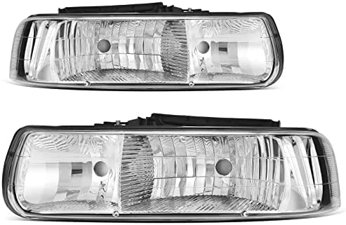 Coupon ???? Headlight Assembly Compatible With 1999-2002 Chevy Silverado 1500 2500/2001-2002 Chevy Silverado 1500HD 2500HD 3500/2000-2006 Tahoe Suburban 1500 2500 Headlamp With Bumper Lights B Smoke Bumper Lights Amber Reflector ???? 9 Coupon ???? Headlight Assembly Compatible With 1999-2002 Chevy Silverado 1500 2500/2001-2002 Chevy Silverado 1500HD 2500HD 3500/2000-2006 Tahoe Suburban 1500 2500 Headlamp With Bumper Lights B Smoke Bumper Lights Amber Reflector ???? - Image 7