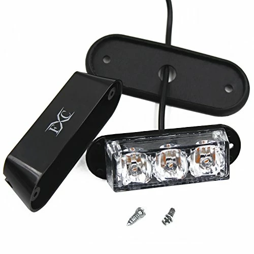 Wholesale ⌛ (2PCS 3-LED Strobe Lights Amber Waterproof Emergency Beacon Flash Lights,Purishion Caution Bar 12 Different Flashing Car SUV Pickup Truck Van¡ 4l Amber ???? 5 Wholesale ⌛ (2PCS 3-LED Strobe Lights Amber Waterproof Emergency Beacon Flash Lights,Purishion Caution Bar 12 Different Flashing Car SUV Pickup Truck Van¡ 4l Amber ???? - Image 3