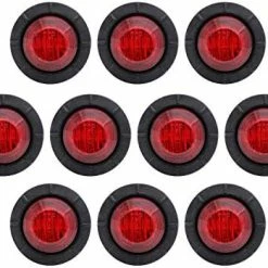 Hot Sale ???? 50 Pcs 3/4 Inch Amber 3 LED Mini Round Miniature Side Marker Lights Universal For Trucks Lorry Boat Pickup Bus RV Waterproof Sealed Bulbs 12V DC ???? -Govee-shop 41yUzFS7owL. AC