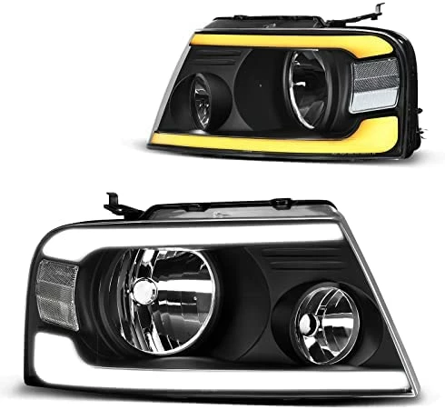 Buy ???? Headlight Assembly Compatible With 2004 2005 2006 2007 2008 Ford F150 Pickup Passenger And Driver Side Chrome Housing Amber Reflector C Black Housing Clear Reflector Clear Lens ✨ 15 Buy ???? Headlight Assembly Compatible With 2004 2005 2006 2007 2008 Ford F150 Pickup Passenger And Driver Side Chrome Housing Amber Reflector C Black Housing Clear Reflector Clear Lens ✨ - Image 13