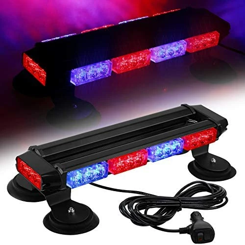 Budget ???? 16.8 Inch LED Strobe Flashing Light Bar, 26 Flashing Modes High Intensity Emergency Hazard Warning Beacon Lights With Magnetic Base For Car Trucks Trailer Roof Safety (Amber White Amber White) ???? 11 Budget ???? 16.8 Inch LED Strobe Flashing Light Bar, 26 Flashing Modes High Intensity Emergency Hazard Warning Beacon Lights With Magnetic Base For Car Trucks Trailer Roof Safety (Amber White Amber White) ???? - Image 9