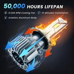 Flash Sale ???? H7 LED Headlight Bulbs, 110W 20000 Lumens Per Set Super Bright CSP Chips LED Headlights Conversion Kit 6500K Cool White With 12000 RPM Fan, Pack Of 2 ???? 11 Flash Sale ???? H7 LED Headlight Bulbs, 110W 20000 Lumens Per Set Super Bright CSP Chips LED Headlights Conversion Kit 6500K Cool White With 12000 RPM Fan, Pack Of 2 ???? -Govee-shop 510DajN81WL