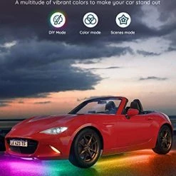 Outlet ???? Underglow Car Lights, RGBIC Under Car Lights With 16 Million Colors And 10 Scene Modes, Smart Car Underglow Lights With App Control, 2 Music Modes LED Lights For Cars, SUVs, Trucks, DC 12-24V ???? -Govee-shop 510FNqVCM9L