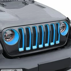 Cheapest ???? JeCar Front Grill Inserts & Headlight Cover Kit Compatible With Jeep Wrangler 2018-2022 JL & Unlimited, Black Black01 ???? 24 Cheapest ???? JeCar Front Grill Inserts & Headlight Cover Kit Compatible With Jeep Wrangler 2018-2022 JL & Unlimited, Black Black01 ???? -Govee-shop 510hArb3EL. AC