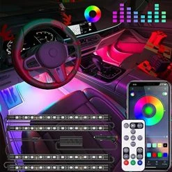 Flash Sale ???? GB Interior Car Lights, 2-in-1 Design 4pcs 48 LED App Control, Remote Control, Music Mode, DIY Mode, Scene Mode, DC 12V ???? -Govee-shop 511abCw5XVL. AC