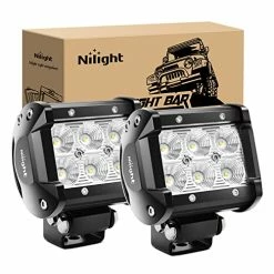 Discount ???? 60001F-B Led Pods 2PCS 18W 1260LM Flood Led Off Road Lights Super Bright Driving Fog Light Boat Lights Driving Lights Led Work Light For Trucks, 2 Years Warranty ????