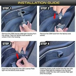 Discount ???? Full LED License Plate Light For Cadillac Escalade Chevy Silverado 1500 2500 3500 Suburban Tahoe GMC Sierra 1500 2500 3500 Yukon XL Tag Lamp Assembly Replacement ???? -Govee-shop 512bgrb0KxL