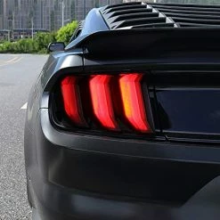 Hot Sale ???? RT-TCZ Tail Light Lamp Cover Guard Trim Frame Bezels Decoration Accessories For Ford Mustang (2018+ Smoke Black) ❤️ -Govee-shop 513tct8b1ZL
