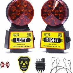 Best reviews of ???? Master Tailgaters Wireless Trailer Tow Lights - Magnetic Mount - 48 Feet Range - 4 Pin Blade Connection + Safety Straps Light Bar - 4 Pin Round Connector ???? -Govee-shop 513ujbyOWjL. AC