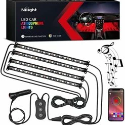 Hot Sale ???? 4PCS 48 LEDs USB Interior Lights DC 5V Multicolor Music Car Strip Light Under Dash Lighting Kit With Sound Active Function And Wireless Remote Control, 2 Years Warranty ???? -Govee-shop 5146Q6A70yL. AC