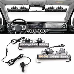 Outlet ⭐ 2 In 1 Emergency Traffic Advisor Strobe Lights Bar For Vehicles Trucks Amber And White 23 Flash Patterns 2pcs 12.8 Inch Safety Warning Lights Wireless Remote Control ???? -Govee-shop 514CUJMyAaS