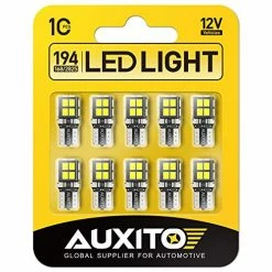 New ✔️ 194 LED Bulb 6000K White 168 2825 W5W T10 Wedge 14-SMD LED Interior Car Light Bulbs Replacement For Dome Map Door Courtesy Trunk Parking License Plate Lights, 10 PCS ????