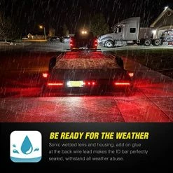 Discount ???? 2PCS 16Inch 11 LED Red Trailer Light Bar For Park Stop Turn Signals Tail Brake Light DOT Compliant IP65 Waterproof Truck Trailer Marker ID Bar, 2 Years Warranty ✔️ -Govee-shop 514s5ZCfxDL