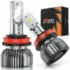 Best Pirce ???? H11 LED Headlight Bulbs, 350% Brighter, 50W 10000lm Headlamp Bulbs, Mini Size, H9 High Beam, H11 Low Beam, H11/H9/H8/H16 Fog Light, 6000K Cool White, Pack Of 2 ✨ -Govee-shop 515SsxG1qiL