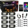 Buy ???? 8 Pods RGB LED Rock Lights 12V, 120LEDs Waterproof Music Mode/29 Colors Changing Modes/Voice Mode APP/Remote Control Neon LED Light Kit For Off Road Truck SUV ATV UTV(8Pcs Wires Provided) ???? 1 Buy ???? 8 Pods RGB LED Rock Lights 12V, 120LEDs Waterproof Music Mode/29 Colors Changing Modes/Voice Mode APP/Remote Control Neon LED Light Kit For Off Road Truck SUV ATV UTV(8Pcs Wires Provided) ???? -Govee-shop 515szTDBbUL