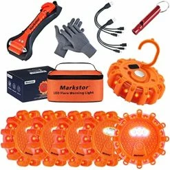 Brand new ???? Led Road Flares 4 Pack Emergency Car Kit, 3 In 1 USB Recharge(with Battery) Amber Road Safety Flares, 360° Visibility Roadside Flares Kit With Magnetic Base & H ???? 16 Brand new ???? Led Road Flares 4 Pack Emergency Car Kit, 3 In 1 USB Recharge(with Battery) Amber Road Safety Flares, 360° Visibility Roadside Flares Kit With Magnetic Base & H ???? -Govee-shop 516BruzVoL. AC