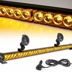 New ???? Traffic Advisor Light Bar 35.5 Inch 13 Flash Patterns 32 Led Warning Emergency Strobe Light Bar Directional Flashing Led Safety Lights With Cigar Lighter (35.5 Inch, Yellow/White) ⌛ 28 New ???? Traffic Advisor Light Bar 35.5 Inch 13 Flash Patterns 32 Led Warning Emergency Strobe Light Bar Directional Flashing Led Safety Lights With Cigar Lighter (35.5 Inch, Yellow/White) ⌛ -Govee-shop 516PD4xeMmL. AC