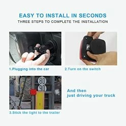 Cheap ⌛ Wireless Trailer Lights Kit For Towing Truck, Rechargeable LED Tow Light With Super Magnetic ,7 Way To 4 Way Transmitter For Boat Trailer, Caravan, Camper, RV ⌛ -Govee-shop 516VQMUdJEL