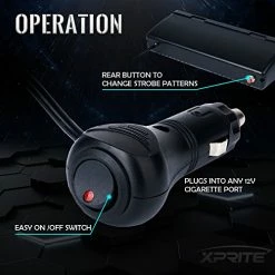 New ???? Blue LED Emergency Strobe Lights W/Suction Cups, Front Windshield Dash Deck Hazard Warning Police Flashing Light For Volunteer Firefighter Law Enforcement Vehicles Trucks ⌛ 22 New ???? Blue LED Emergency Strobe Lights W/Suction Cups, Front Windshield Dash Deck Hazard Warning Police Flashing Light For Volunteer Firefighter Law Enforcement Vehicles Trucks ⌛ -Govee-shop 517Gda58R5L