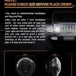 Cheap ???? 2023 Upgraded 600% Brighter Anti-glare DOT 7 Inch Led Headlight Round,H6024 Hi/Low Sealed Beam Compatible With Wrangler JK JKU TJ LJ Chevy Ford GMC Dodge Mazda Nissan Mack VW Etc Chrome Trim Ring ???? 14 Cheap ???? 2023 Upgraded 600% Brighter Anti-glare DOT 7 Inch Led Headlight Round,H6024 Hi/Low Sealed Beam Compatible With Wrangler JK JKU TJ LJ Chevy Ford GMC Dodge Mazda Nissan Mack VW Etc Chrome Trim Ring ???? -Govee-shop 517PEZpQRdL