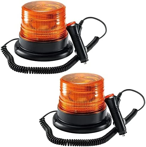 Best deal ???? LED Beacon Lights 12V Amber Strobe Warning Light For Cars Trucks Vehicles,Rechargeable,Magnetic 2 Pcs Amber Light ???? 4 Best deal ???? LED Beacon Lights 12V Amber Strobe Warning Light For Cars Trucks Vehicles,Rechargeable,Magnetic 2 Pcs Amber Light ???? - Image 2