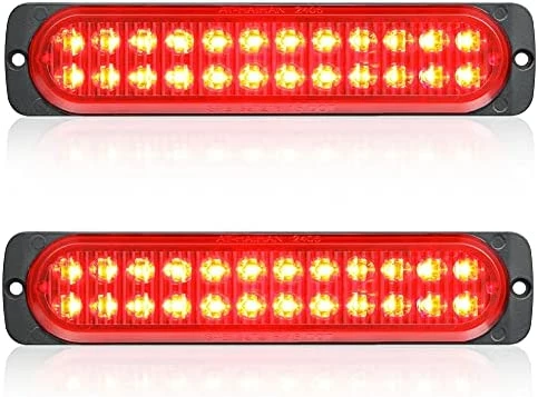 Brand new ???? Pack Of 2 Aluminum Housing Red LED Trailer Stop Brake Turn Tail Lights, DOT Compliant Waterproof Surface Mount Lighting For Truck Tractor Jeep RV ???? 15 Brand new ???? Pack Of 2 Aluminum Housing Red LED Trailer Stop Brake Turn Tail Lights, DOT Compliant Waterproof Surface Mount Lighting For Truck Tractor Jeep RV ???? - Image 13